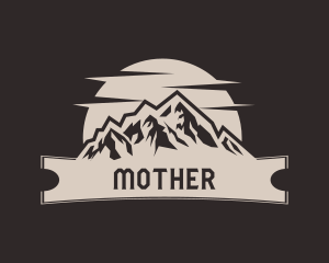 Remove Hvac - Mountain Hiking Banner logo design