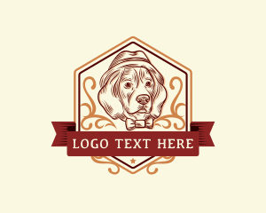 Pet Dog Grooming logo design