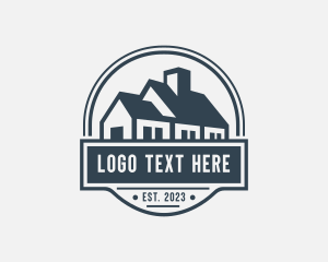 Construction - Real Estate Roofing Repair logo design