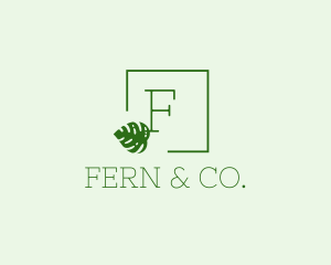 Tropical Natural Plant  logo design