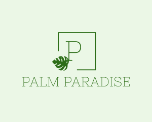 Tropical Natural Plant  logo design