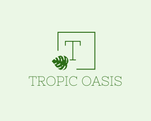 Tropical Natural Plant  logo design