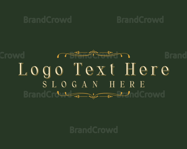 Fancy Ornamental Luxury Logo