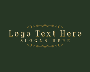 Fancy Ornamental Luxury logo design