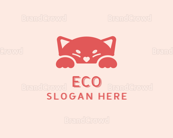 Kitten Cat Animal Logo