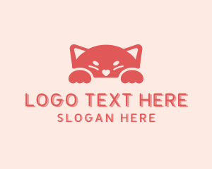 Siamese - Kitten Cat Animal logo design