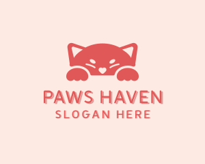 Kitten Cat Animal logo design