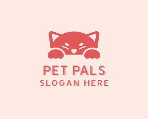 Kitten Cat Animal logo design