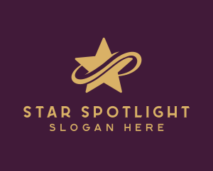 Mobius Strip Star Entertainment logo design