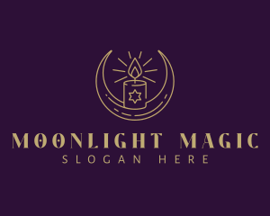 Candle Moon Magic logo design