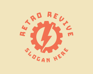 Nostalgic - Voltage Gear Power logo design