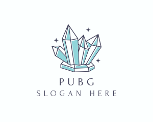 Elegant Gemstone Crystals Logo