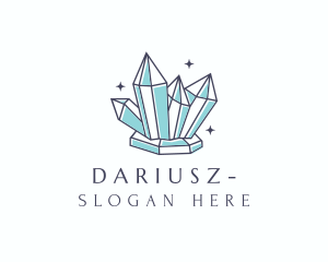 Elegant Gemstone Crystals Logo