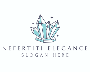 Elegant Gemstone Crystals logo design