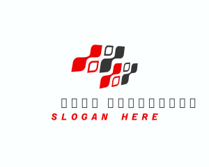 Motorsport - Motorsport Auto Racing Flag logo design