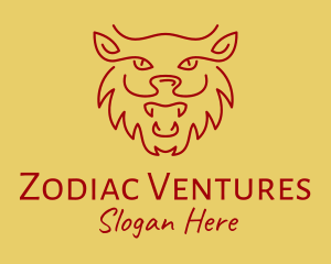 Chinese Zodiac Tiger  logo design