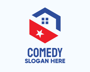 Hexagon Patriot Home  Logo