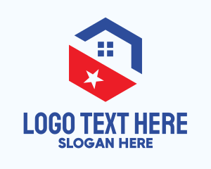 Hexagon Patriot Home  Logo