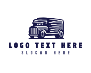 Forwarding - Delivery Truck Logistics logo design