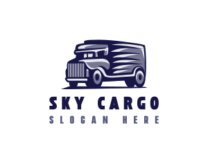 Delivery Truck Logistics logo design