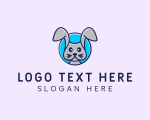 Bunny - Veterinary Rabbit Animal logo design