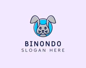 Veterinary Rabbit Animal Logo