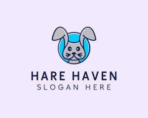 Hare - Veterinary Rabbit Animal logo design