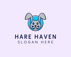 Veterinary Rabbit Animal logo design