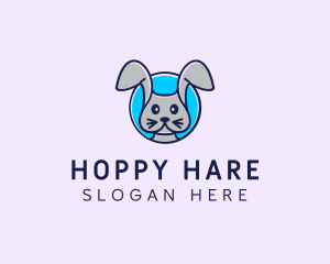 Veterinary Rabbit Animal logo design