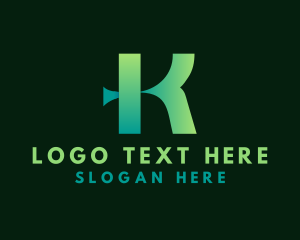 Online - Digital Software Technology logo design