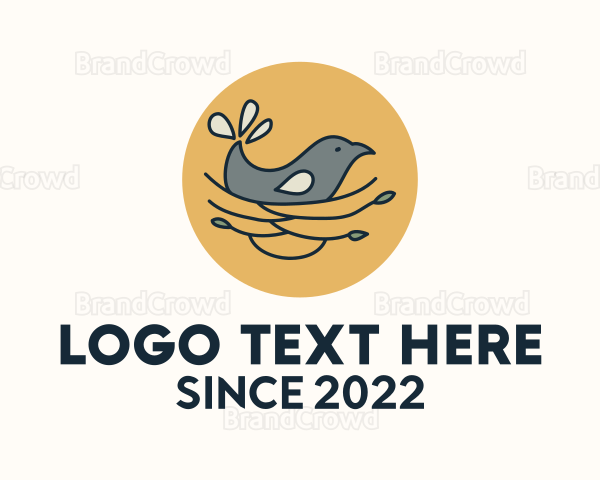 Bird Nest Veterinary Logo