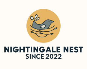 Bird Nest Veterinary  logo design