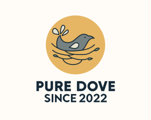 Bird Nest Veterinary  logo design