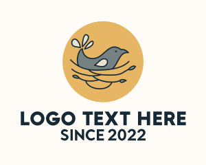 Pigeon - Bird Nest Veterinary logo design