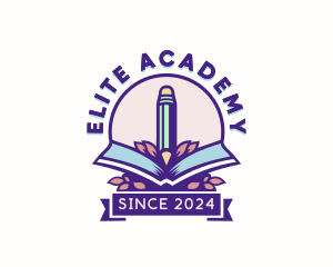 Academy - School Learning Academy logo design