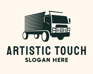 Fast Truck Courier logo design