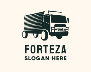 Fast Truck Courier logo design