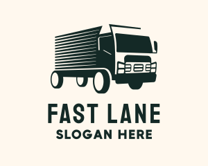 Fast Truck Courier logo design