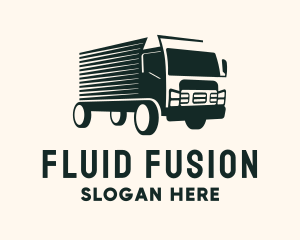 Fast Truck Courier logo design