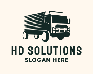 Fast Truck Courier logo design