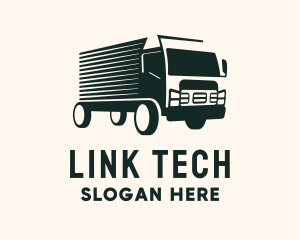 Fast Truck Courier logo design