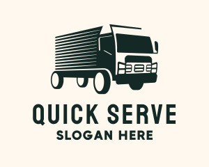 Fast - Fast Truck Courier logo design