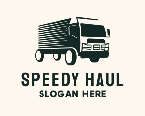 Truck - Fast Truck Courier logo design
