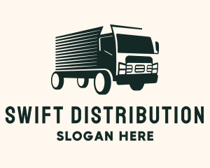 Distribution - Fast Truck Courier logo design