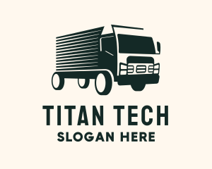 Fast Truck Courier logo design