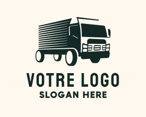 Fast Truck Courier logo design