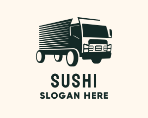 Fast Truck Courier logo design