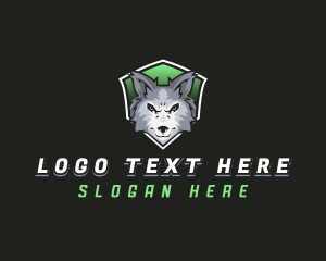 Streamer - Wolf Animal Gamer logo design