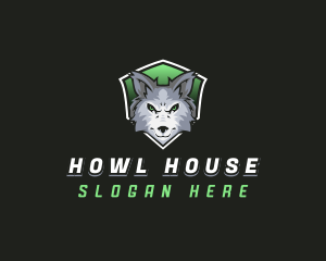 Howl - Wolf Animal Gamer logo design