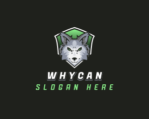 Streamer - Wolf Animal Gamer logo design